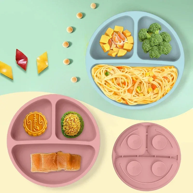 Set De Vajilla Silicona Para Bebés Plato